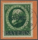 Deutsche Abstimmungsgebiete: Saargebiet: 1920, "Bayern/Sarre" Komplett, Sauber Gestempelter Satz In - Covers & Documents