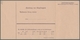 Deutsche Abstimmungsgebiete: Saargebiet - Ganzsachen: 1920/21, "15 Pfg. Germania/Saargebiet Mit Dopp - Postal Stationery
