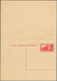 Deutsche Abstimmungsgebiete: Saargebiet - Ganzsachen: 1928, Ungebrauchte Ganzsachenpostkarte Mit Bez - Postwaardestukken