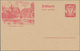 Delcampe - Danzig - Ganzsachen: 1925. Auslands-Bild-Postkarte 20 Pf Wappen. Komplette Serie Von 10 Bildern. Ung - Sonstige & Ohne Zuordnung