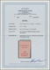 Memel: 1923, Andruckdruckprobe Nur Des Aufdrucks Für Die 20 M. Freimarke Auf Porösem, Bräunlichem Pa - Memelgebiet 1923