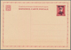 Sudetenland - Rumburg: 1938, Ganzsachenpostkarte Mit Wst. Präsident Masaryk 1,50 Korony Rot Mit Schw - Sudetenland