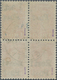 Dt. Besetzung II WK - Estland - Elwa: 1941, 1k Orange Mit Zentrischem Stempel, Im Viererblock, Obere - Occupation 1938-45
