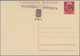 Dt. Besetzung II WK - Laibach - Ganzsachen: 1944, Ungebrauchte Ganzsachenpostkarte Wst. 75 Cent Rot - Occupation 1938-45