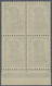 Dt. Besetzung II WK - Litauen - Zargrad (Zarasai): 1941 50k. Brown, Bottom Marginal BLOCK OF FOUR, W - Occupation 1938-45