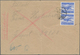 Feldpostmarken: 1942: Zulassungsmarke, Violettultramin, Glatte Gummierung, Ungezähnt, Senkrechtes Pa - Andere & Zonder Classificatie