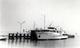 Photo Originale Bateau De Tourisme Ou Yacht à Quai Sur Estacade Vers 1960 : Le " MHRI " & Ses Fanions & Drapeaux - Boten