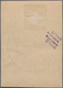 Feldpostmarken: 1944, Insel Rhodos, Inselpost-Zulassungsmarke, Durchstochen, Mit KOPFSTEHENDEM Aufdr - Other & Unclassified