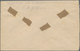 Feldpostmarken: 1944, Insel Rhodos Weihnachtsmarke Mit Aufdrucktype III Auf Feldpostbrief Mit Normst - Andere & Zonder Classificatie