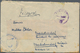 Feldpost 2. Weltkrieg: 1942 (8.4.), Blauer Palmenstempel (Moschee Mit Palme) Rückseitig Auf Leicht R - Andere & Zonder Classificatie