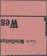 Deutsche Lokalausgaben Ab 1945: HAMM, 1945, 40 Rpf Gebührenzettel, Rosa Papier, Violettes Amtssiegel - Sonstige & Ohne Zuordnung