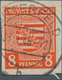 Sowjetische Zone - Provinz Sachsen: 1945, Freimarke Wappen 8 Pf Gelblichrot Ungezähntes Exemplar Mit - Andere & Zonder Classificatie