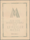 Sowjetische Zone - West-Sachsen: 1946, Leipziger-Messe Großblock, In Original-Schutzhülle, Numeriert - Sonstige & Ohne Zuordnung