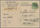 Sowjetische Zone - Ganzsachen: 1948. Postkarte 10 Pf Sämann SBZ Verwendet Mit Zfr Total 50 Pf (rs.) - Sonstige & Ohne Zuordnung