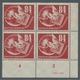 DDR: 1950, "DEBRIA", Postfrische Eckrandviererblocks Mit DV Bzw. DZ In Tadelloser Erhaltung, Mi. 770 - Sonstige & Ohne Zuordnung