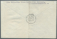 Berlin: 1950: Fernbrief Einschreiben ( 20 + 40 R ) Mit 60 Pf. ROTAUFDRUCK Als EF BUNDVERWENDUNG Ab E - Briefe U. Dokumente