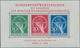 Berlin: 1949, Währungsgeschädigten Satz Und Block Je Tadellos Postfrisch, Block Geprüft Schlegel BPP - Briefe U. Dokumente