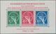 Berlin: 1949, Währungsgeschädigten-Block, Postfrisch Mit Plattenfehlern Beim 10 Pf.-Wert 'Bruch Im C - Covers & Documents