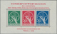 Berlin: 1949, Währungsgeschädigten-Block Mit Beiden Plattenfehlern, Tadellos Postfrisch, Geprüft Mit - Briefe U. Dokumente