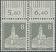 Berlin: 1956, Stadtbilder II, 8 Pfg. Grau Im Ungefalteten Oberrandpaar, Im Walzendruck Eine Im Miche - Covers & Documents