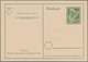 Berlin - Ganzsachen: 1951, Ungebrauchte Ganzsachenpostkarte 10 Pfennig Grün Philharmonie Mit Zudruck - Andere & Zonder Classificatie
