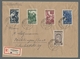 Saarland (1947/56): 1949, "Volkshilfe" Komplett Auf Orts-Satz-R-Brief Mit VÖLKLINGEN (SAAR) C -5.1.5 - Covers & Documents