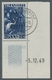 Saarland (1947/56): 1949, "Volkshilfe Mit Druckdatum", Der Komplette Satz Einheitlich Aus Der Rechte - Covers & Documents