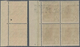 Bizone: 1948, Bandaufdruck Auf Arbeiter, 2 Pfg. Im Rand-4er-Block Und 25 Pfg. Im Senkrechten Randpaa - Sonstige & Ohne Zuordnung