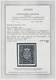 Bundesrepublik Deutschland: 1950, 10 Pfg BACHSIEGEL Als Maschinenprobe Der Druckerei GOEBEL Mit WZ " - Other & Unclassified