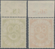 Bundesrepublik Deutschland: 1951, 80 Pfg. Und 90 Pfg. Posthorn, Zwei Oberrandstücke, Postfrisch (min - Andere & Zonder Classificatie