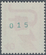 Bundesrepublik - Rollenmarken: 1972. Unfallverhütung 40 Pf Mit Rs. Blauer Nummer (015). Postfrisch. - Roller Precancels