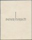 Ansichtskarten: Künstler / Artists: HIRSCH, Peter (1889-1978), Deutscher Maler. Kleiner Prospekt Anl - Zonder Classificatie