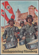 Ansichtskarten: Propaganda: 1936. Very Scarce Original Waffen SS Propaganda Card From The 1936 Nuern - Political Parties & Elections