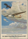 Ansichtskarten: Propaganda: 1937, "Nationalsozialistisches Fliegerkorps NSFK 18. Rhön-Segelflug-Wett - Parteien & Wahlen