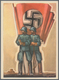 Ansichtskarten: Propaganda: Die Deutsche Polizei / The German Police SS Propaganda Card Set (four Ca - Partis Politiques & élections