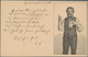 Ansichtskarten: Vorläufer: 1878 Ca., Mahnender Mann Mit Bierhumpen (Rudelsburg-Wirt Samiel), Vorläuf - Unclassified