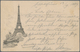 Ansichtskarten: Vorläufer: 1889, PARIS, Eiffelturm, Vorläuferkarte Mit Sonderstempel Weltausstellung - Unclassified