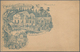 Ansichtskarten: Vorläufer: 1890 Ca. , Marienbad Café Panorama, Vorläuferkarte Als Zudruck Auf österr - Unclassified