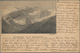 Ansichtskarten: Vorläufer: 1891, Grossglockner Von Der Schmittenhöhe, Vorläuferkarte Als Zudruck Auf - Unclassified