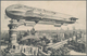 Ansichtskarten: Motive / Thematics: ZEPPELIN, Zwei Historische Ansichtskarten Zeppelin Zukunftsbilde - Other & Unclassified
