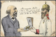 Delcampe - Ansichtskarten: Künstler / Artists: ST. LUFUY, Eine Sammlung Von 63 Handgemalten Karikaturen Um 1905 - Unclassified