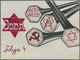 Ansichtskarten: Motive / Thematics: JUDAIKA, 13 Antijüdische Karikaturen Aus Einer Serie Von 88 Post - Other & Unclassified
