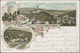 Delcampe - Ansichtskarten: Deutschland: 1891/1940 (ca.), Posten Von Ca. 240 Ansichtskarten Bzw. Auch Einigen We - Andere & Zonder Classificatie