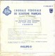 SCOUTISME - CHORALE FEDERALE DU SCOUTISME FRANCAIS, LA MARCHE DES GOSSES ET L ALOUETTE , DISQUE 45 TOURS ANNEES  60 - Scoutisme