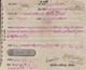 Kishangarh State  1940's Cheque With  1A  Postage & Revenue Stamp  #  24372  D Indien Inde India - Kishengarh