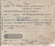 Kishangarh State  1940's Cheque With  1A  Postage & Revenue Stamp  #  24370  D Indien Inde India - Kishengarh