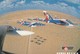 CARTE POSTALE PHOTO SIRPA ORIGINALE DE L'ARME DE L'AIR : LA PATROUILLE DE FRANCE SURVOLANT LE QATAR - Equipment