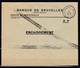 Brief Van Banque De Bruxelles Service Du Portefeuille Met Annulatiestempel Naar Chastre-Villeroux - Lettres & Documents