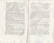 Bulletin Des Lois 1144 De 1844 Convention De Poste Entre France Et Belgique Changement Nom Merdier Merier - Décrets & Lois