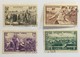 Timbres France YT 466 à 469 (°) Obl 1940 Secours National Moisson Semailles Vendanges Elevage (côte 10) – 280 - Gebraucht